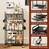 Homsorout Coffee Bar Station with Storage Drawer - 5 Tier
