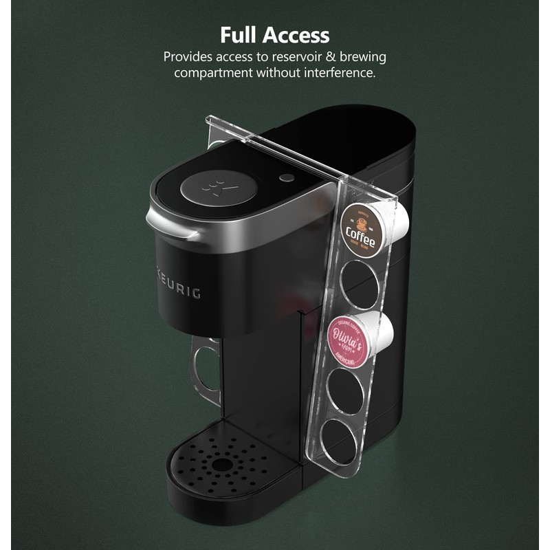 GALVANOX Acrylic K Cup Organizer - Fits the Keurig K-Mini/K