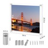 AITEE Large Acrylic Floating Picture Frame 18×24，Clear Photo Frame Wall