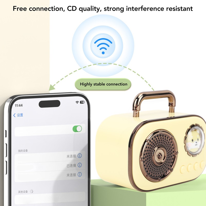 Bluetooth Speaker Mini USB Wireless Portable for Outdoor Car Cartoon