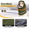MiOYOOW Dog Earmuffs, Dog Snood, Noise Protection Dog Headgear with