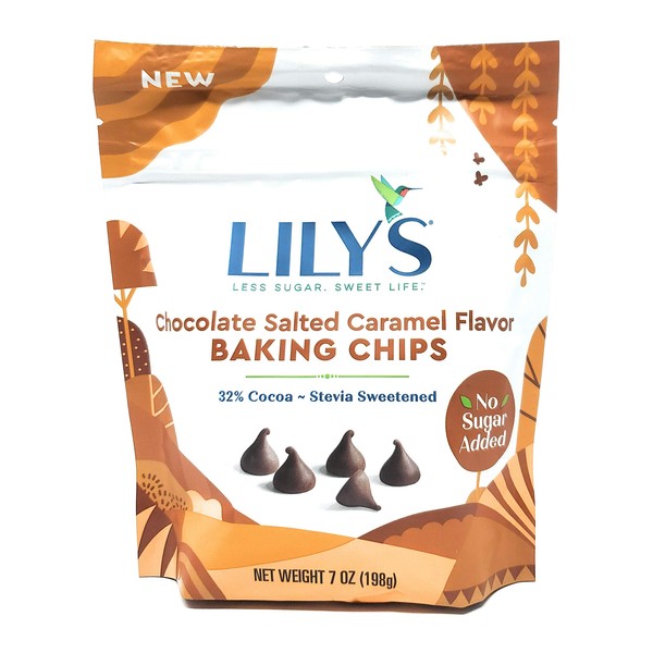 Lilys Chocolate Salted Caramel Flavor Baking Chips