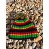 Rasta Hat Beanie Handmade One Size Winter Beanie Made in