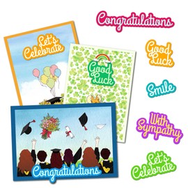 Arbuya 5pcs/Set Phrases Words Metal Cutting Dies with Shadows for Card Making Sayings Sentiment Die Stencil for Cards Scrapbooking Paper Crafts Decoration