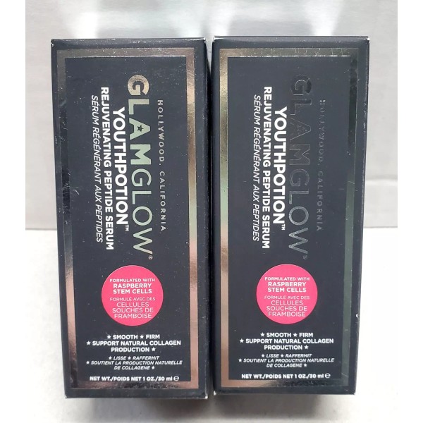 GLAMGLOW 2 Pack! New GLAMGLOW Youth Potion Rejuvenating Peptide Serum