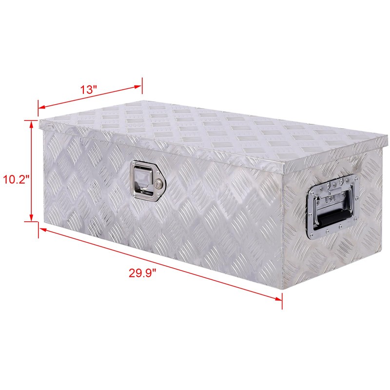 30inch Aluminum Truck Bed Tool Box - Heavy Duty Outdoor