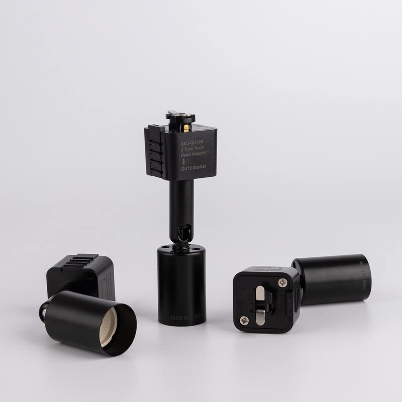 mirrea J Type Track Lighting Head to GU10 Base Adapter