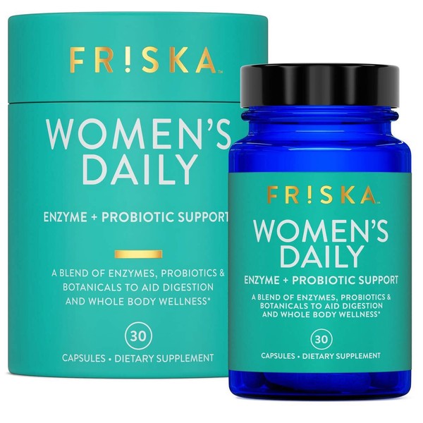 FR!SKA Probiotics for Women Daily Digestive Health 30 Capsules Cranberry
