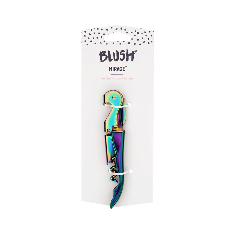Blush Mirage Double Hinged Waiters Corkscrew Wine Opener Manual with