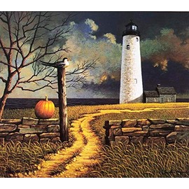 Charles Wysocki "Nantucket Pole Sitter New Custom Framed Art 16" x 18"