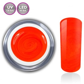 Colour Gel Neon Pearl Orange UV LED Gel Nail Design Nail Gel Nail Art RM Beautynails Pack of 1 (1 x 5 ml)