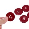HARFINGTON 10pcs 48L Sewing Buttons 1-1/4"(30mm) Resin Round Flat 4-Hole