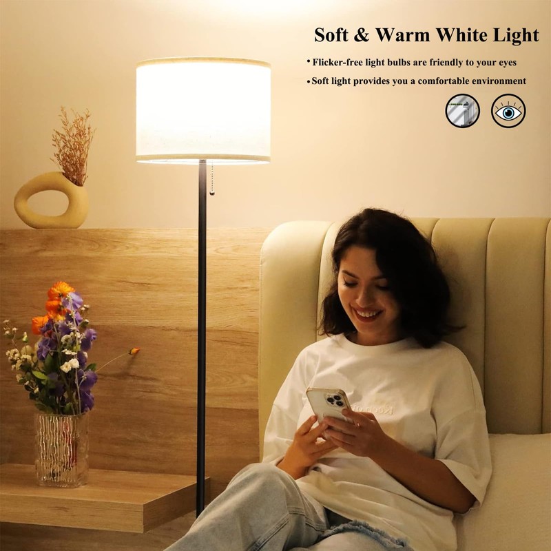 Youtime LED Light Bulb A19 3 Color Temperature 3000K-5000K-4000K,3CCT Color