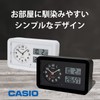 CASIO TTM-170NJ-7JF Alarm Clock, Radio, White, Analog, Snooze, Light Included,