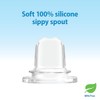 Dr. Brown's Milestones Narrow Sippy Spout Bottle with 100% Silicone,