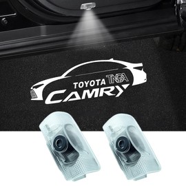 Camry Car Door Lamp Courtesy Lamp Logo Door Welcome Light Courtesy Light LED Logo Projection 40 Series 50 Series 70 Series Toyota Camry Courtesy Replacement Type Parts Set of 2 for Toyota Camry (03