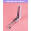 Honagu Clear Acrylic Stapler, Desktop Stapler, Office Stapler, Elegant Modern