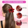 Flower Hair Claws for Women, Large Hawaiian Flower Hair Claw