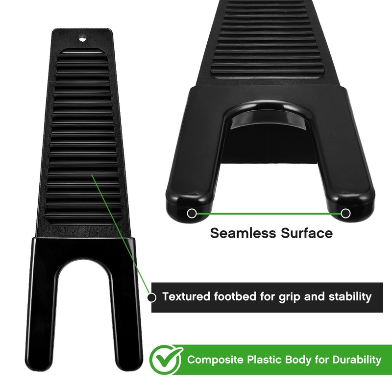 Cunhill 3 Pieces Cowboy Boot Hooks Long Shoes Pull and