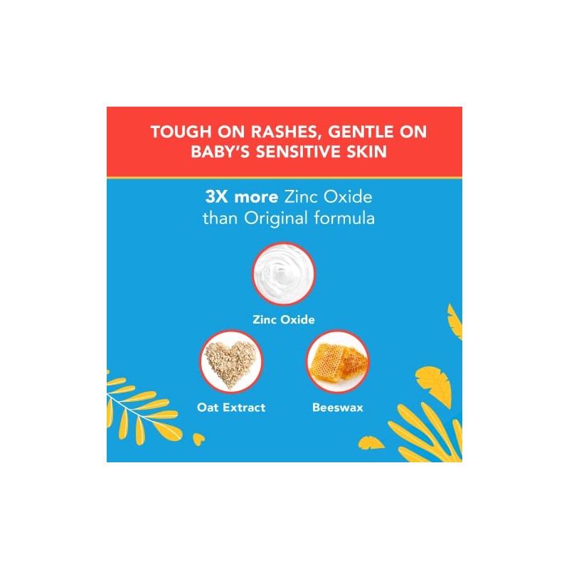Triple Paste 3X Max Strength Diaper Rash Ointment, 40% Zinc
