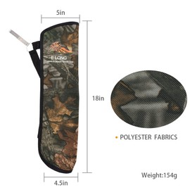 EOUS Archery Arrow Holder Quiver for Arrows Hip Waist Side Quiver Arrows Bag with Clip for Belt, CAMO