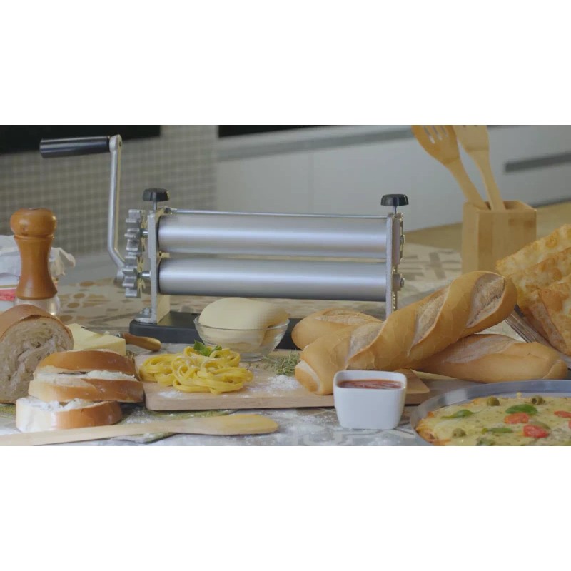 Botini 11.6-Inch Manual Pasta Maker & Dough Roller Press for
