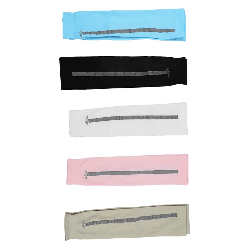 5 Pairs Ice Silk Arm Sleeves Sun Protection UV Protection