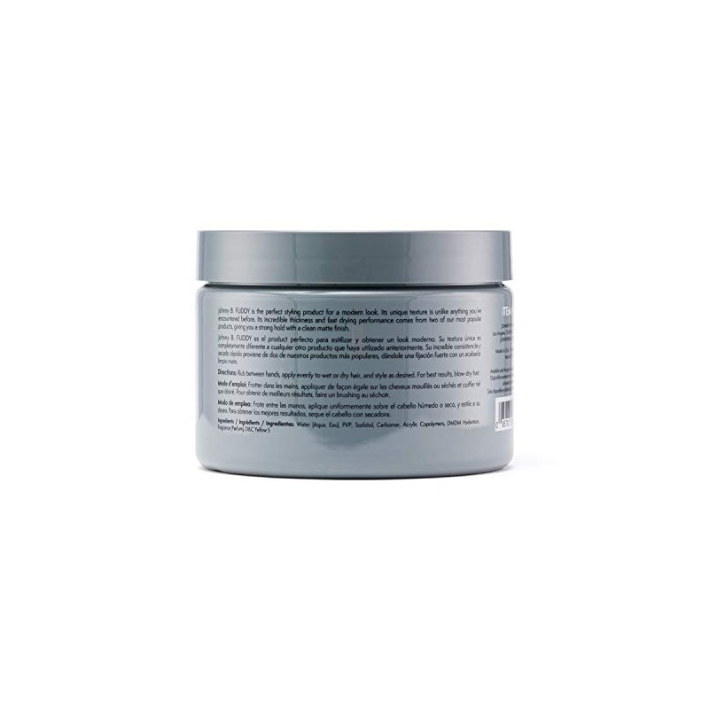 Johnny B Fuddy Matte Styling Gel, 16 Ounce