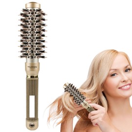 Katyjun Round brush for blow drying, round brushes with boar bristles, round brush