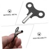 SHINEOFI 4pcs Clock Iron Keys for Clock Repair Durable Winding