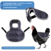 Lyreh 2pcs Adjustable Chicken Hen Saddles, Hen Apron Back &