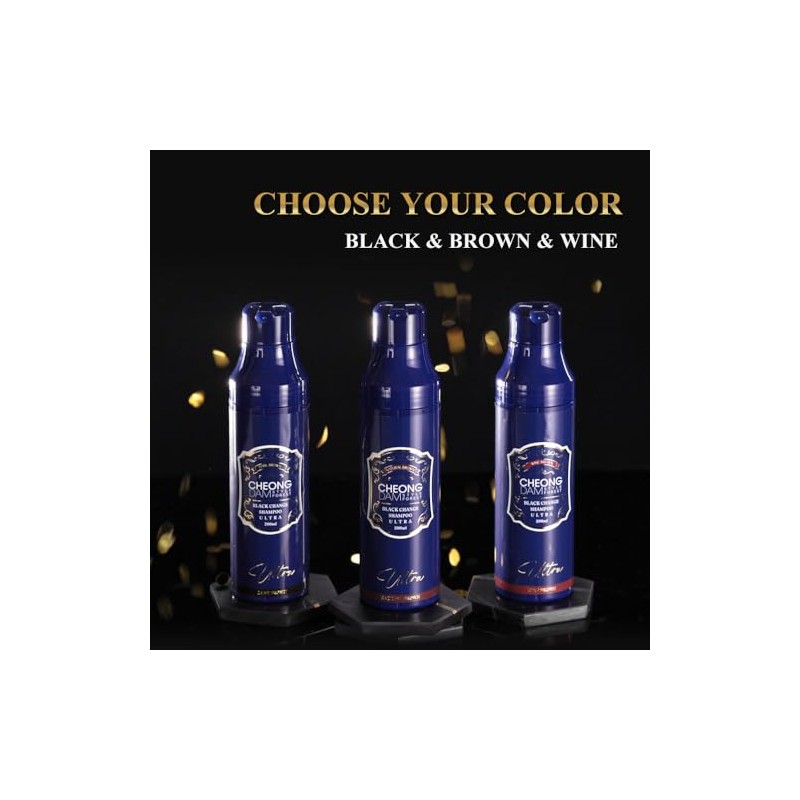 CHEONG DAM STYLE- CHAMPÚ ULTRA MARRÓN PARA CAMBIO DE COLOR