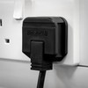Heavy-Duty Rubber Plug 3-Pin UK 13A (Black)– Durable Rubber Plug