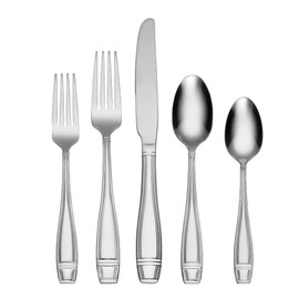 Oneida Ellis 42 Piece Everyday Flatware, Service for 8 18/0 Stainless Steel, Silverware Set
