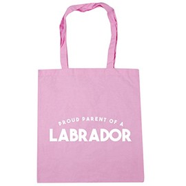 Hippowarehouse Proud Parent Of A Labrador Tote Shopping Gym Beach Bag 42cm x38cm, 10 litres