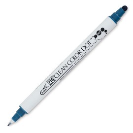 Kuretake CLEAN COLOR DOT Pen - DENIM - ZIG (r) (sold in 6s) -