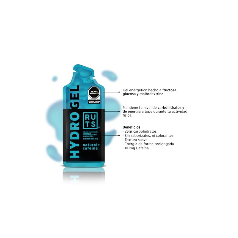 RUTS HYDROGEL CON 110MG CAFEÍNA | 25 GR DE CARBOHIDRATOS