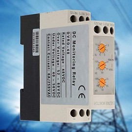 Surge Protection Surveillance Relay Circuit Breaker Adjustable Control Module DC 12V/24V/36V/48V (DC48V)
