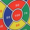 Dart Board for Kids LED Lighting Foldable Flannel Dart Board