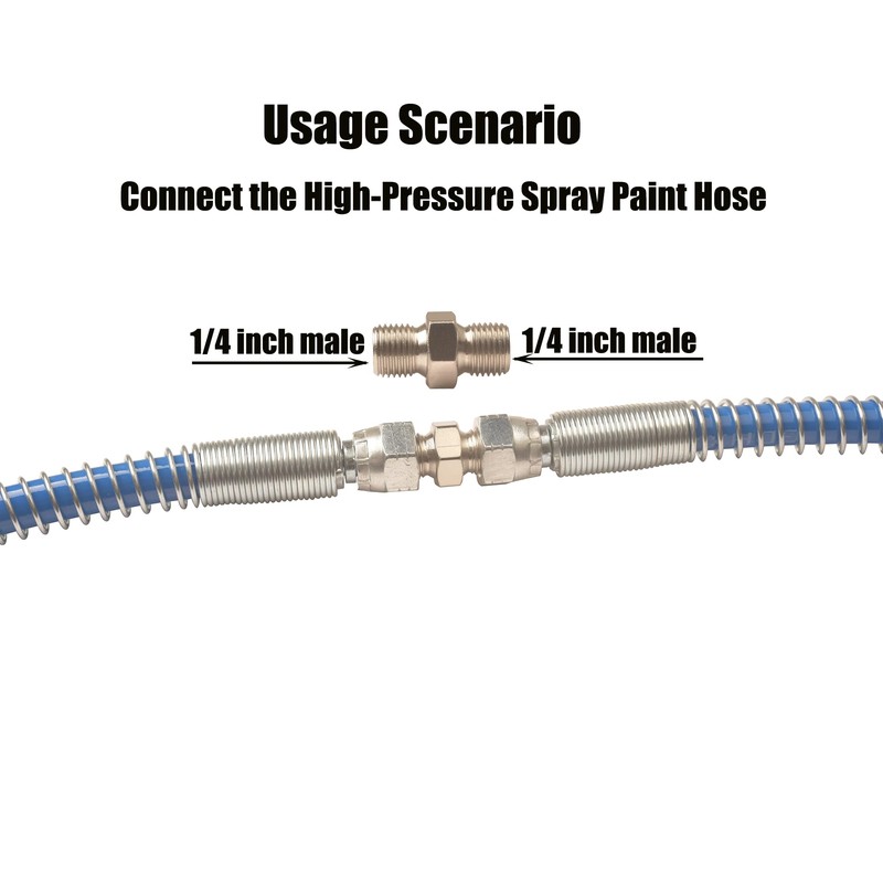 GDHXW 1/4 inch Sprayer Joint 360 Degrees Rotate Stainless Steel
