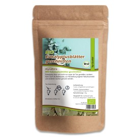 Mynatura Organic Eucalyptus Leaves, Dried and Cut, Eucalyptus, Refreshment, Tea Cooking, Vegan Diet, Tea Leaves, Tea Herbs, 100 g