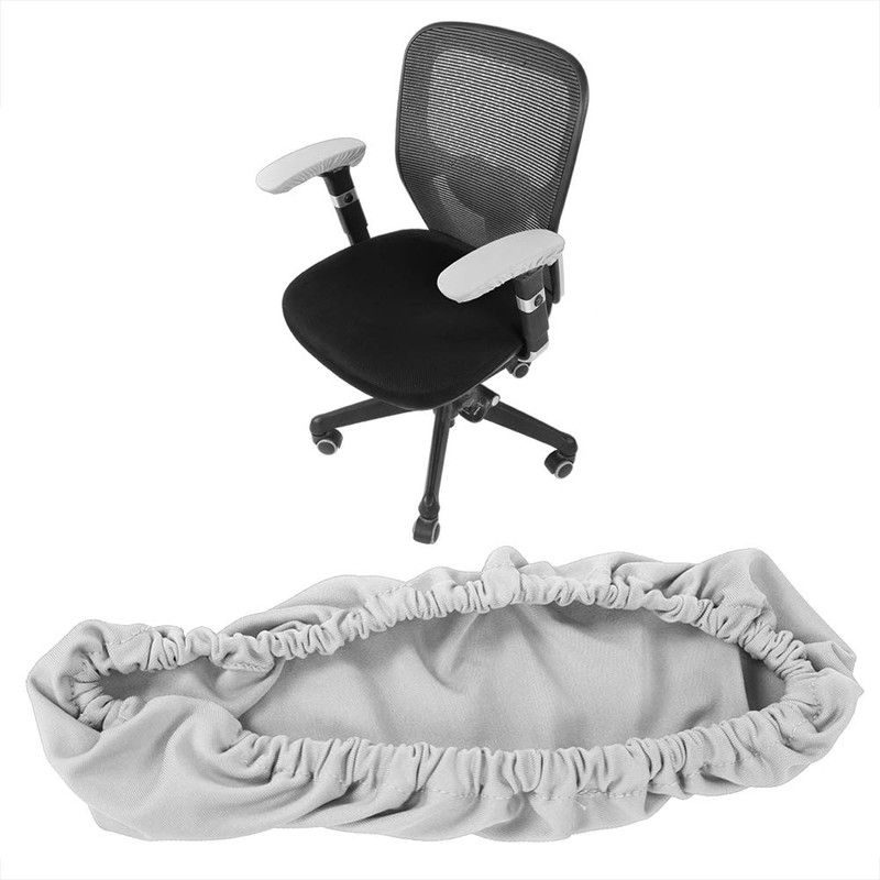 One Pair Elastic Stretchable Office Chair Armrest Covers Removable Computer