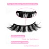 BTLLSSH 8Pair 3D5D 0.82INCH Thick False Eyelashes Fluffy Natural Look