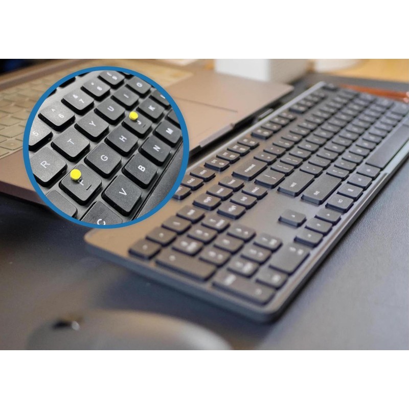 BLEWAY Bump Dots for Visually Impaired 165 Pcs Combo Pack(Red,Yellow,Black,White)