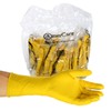 AmerCare Neptune Yellow Household Latex Rubber Gloves