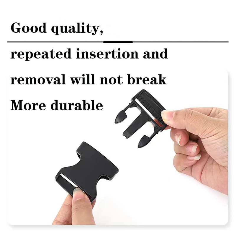 8pcs Plastic Side Release Buckles，Heavy Duty Plastic Buckle Clips Snaps