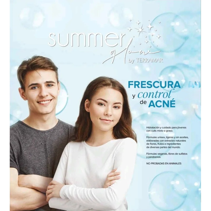 Terramar Summer Glow Espuma Limpiadora Control Grasa 150 Ml Mixta