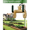 Hose Splitter 2 Way Heavy Duty, Full Flow Garden Hose
