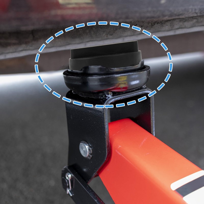 2 PCS Heavy Duty Jack Pad, Rubber Support Block, Car