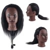 Mannequin Head with 100% Real Hair Cosmetology Female Mannequin Head